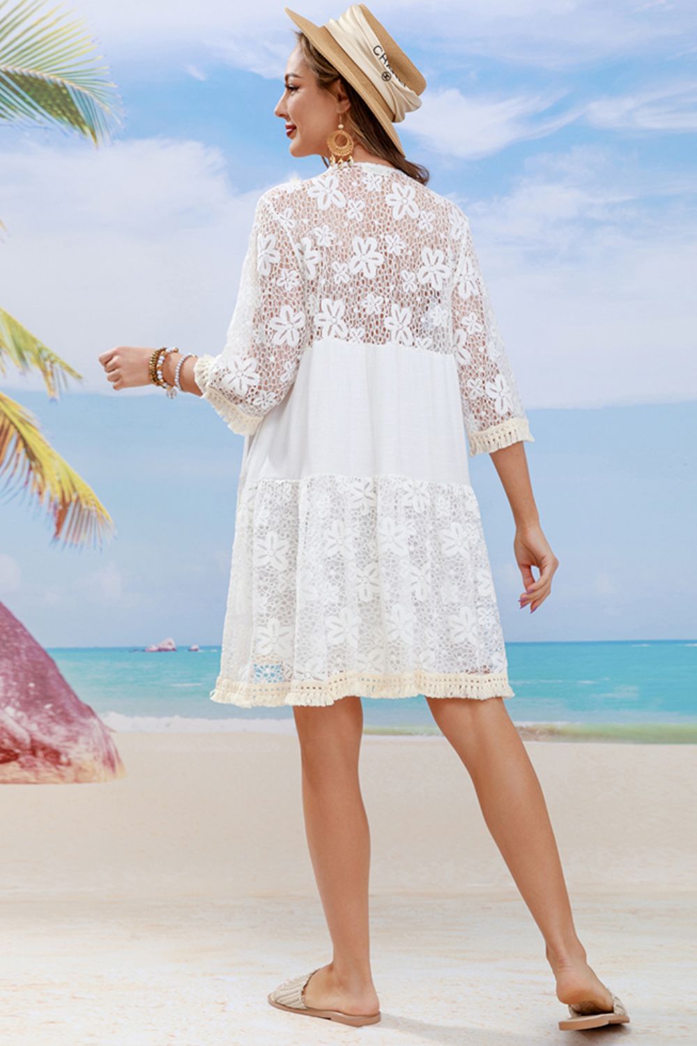 CHIC LACE COVER UP